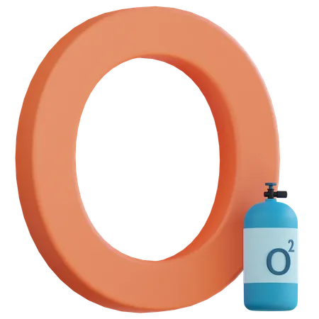 Letter O  3D Icon