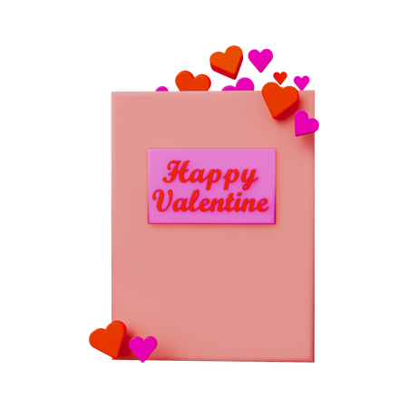 Letter Of Invitation  3D Icon