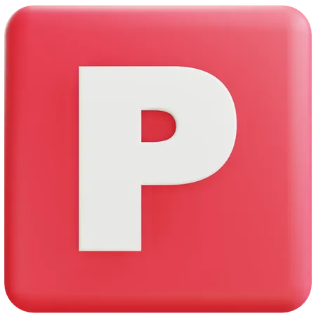 Letter P  3D Icon