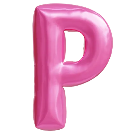 Letter P  3D Icon