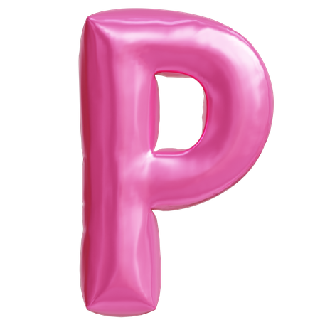 Letter P  3D Icon