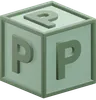 Letter P Cube