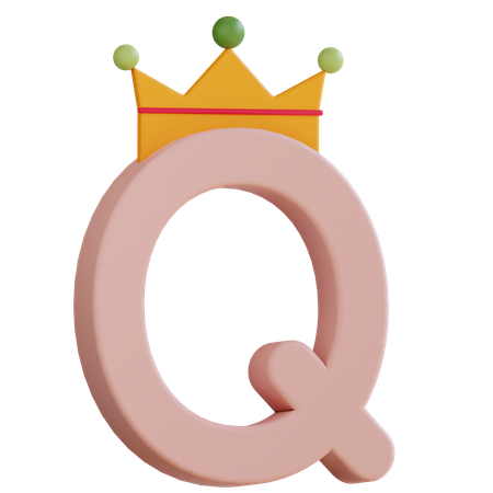 Letter Q  3D Icon