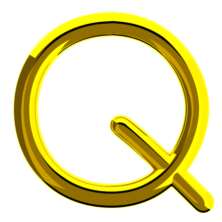 Letter Q  3D Icon