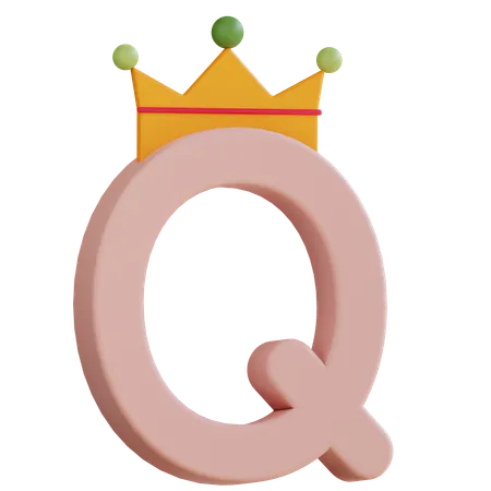 Letter Q  3D Icon