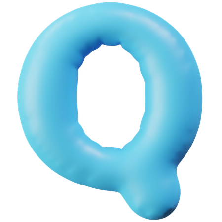 Letter Q  3D Icon