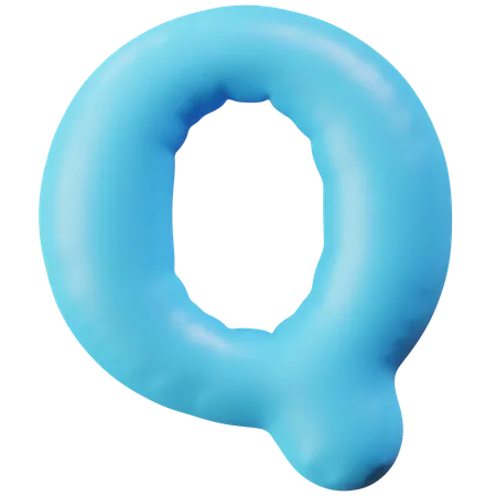 Letter Q  3D Icon