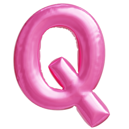 Letter Q  3D Icon