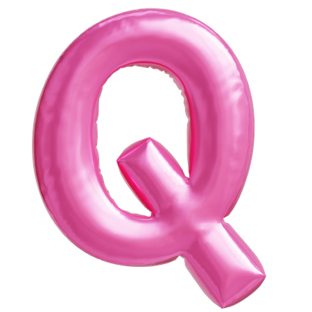 Letter Q  3D Icon