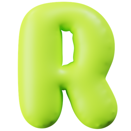 Letter R  3D Icon
