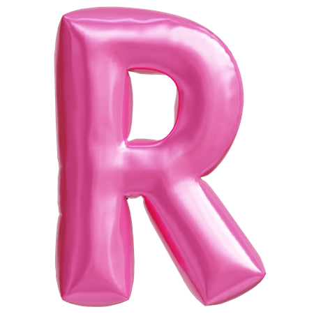 Letter R  3D Icon