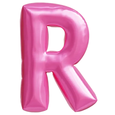 Letter R  3D Icon