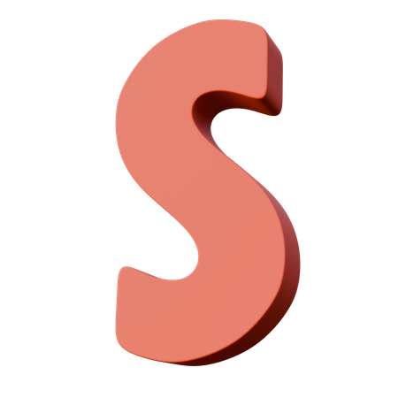 Letter S  3D Icon