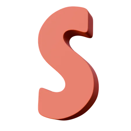 Letter S  3D Icon