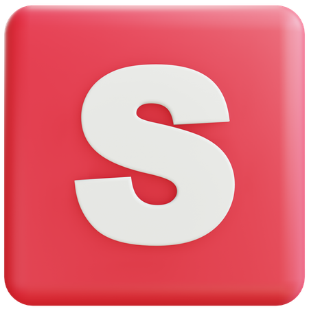 Letter S  3D Icon