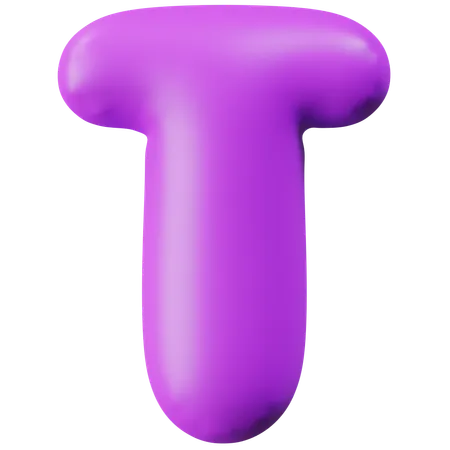 Letter T  3D Icon
