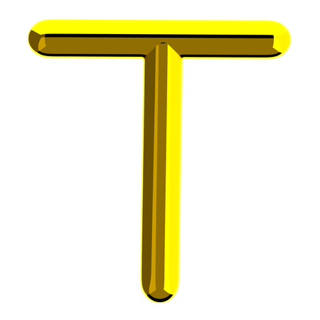 Letter T  3D Icon