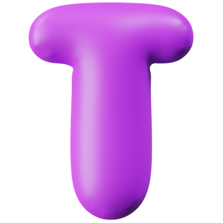 Letter T  3D Icon