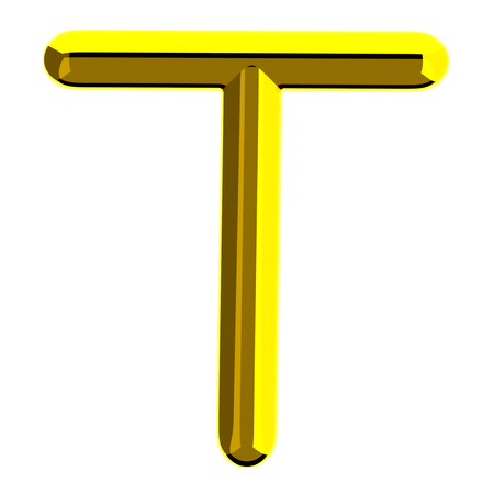 Letter T  3D Icon