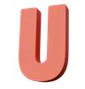 Letter U