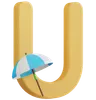 Letter U