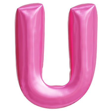 Letter U  3D Icon