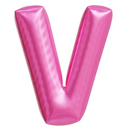 Letter V  3D Icon