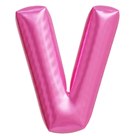 Letter V  3D Icon