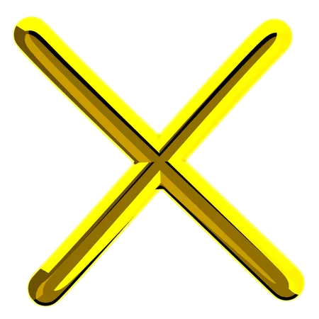 Letter X  3D Icon