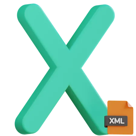 Letter X  3D Icon