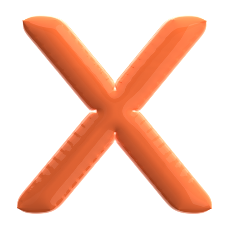 Letter X  3D Icon