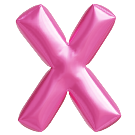 Letter X  3D Icon