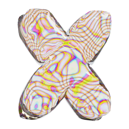 Letter X  3D Icon