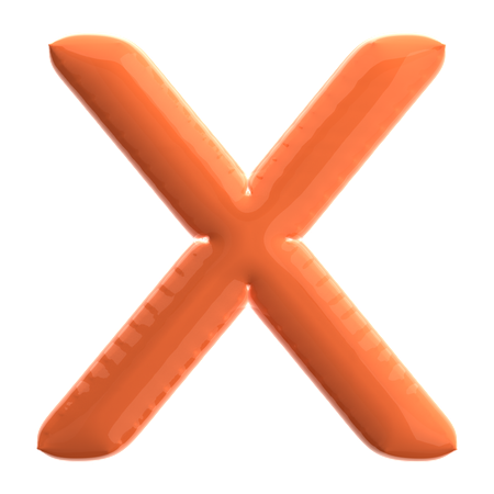 Letter X  3D Icon