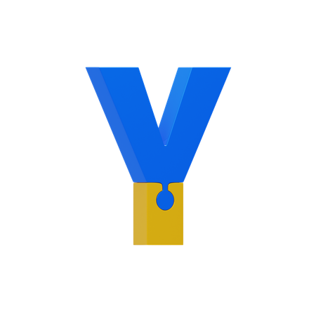 Letter Y  3D Icon