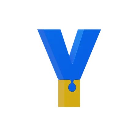 Letter Y  3D Icon