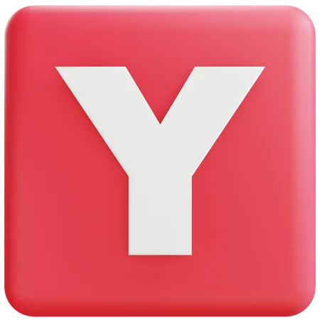 Letter Y  3D Icon