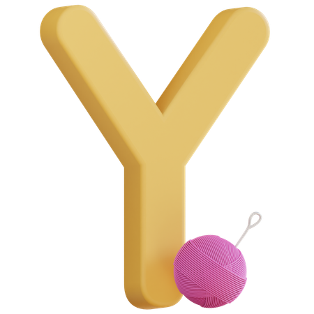 Letter Y  3D Icon