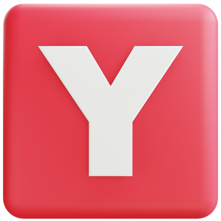 Letter Y  3D Icon