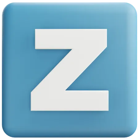 Letter Z  3D Icon