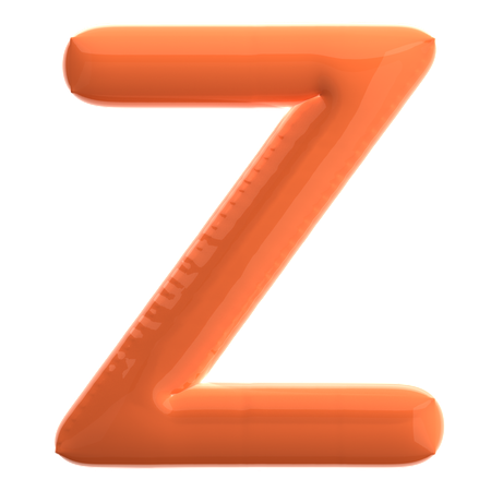 문자 Z  3D Icon