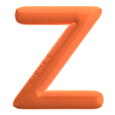 문자 Z  3D Icon