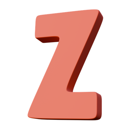 Letter Z  3D Icon