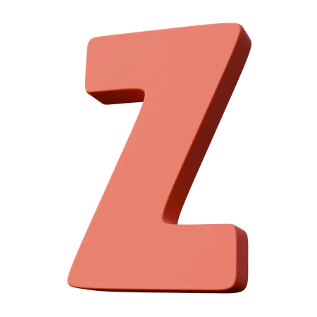 Letter Z  3D Icon