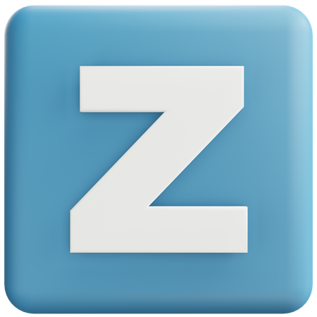 Letter Z  3D Icon