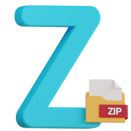 Letter Z  3D Icon