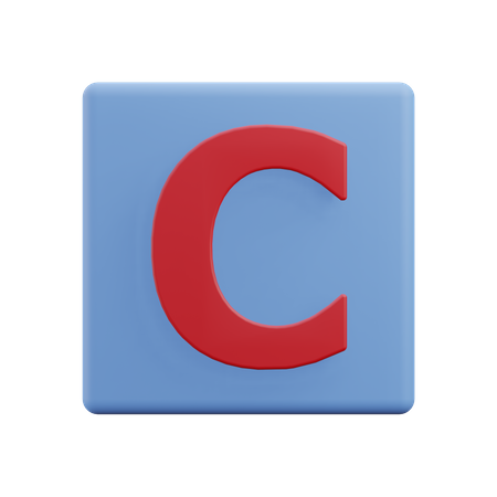 Letters C  3D Icon