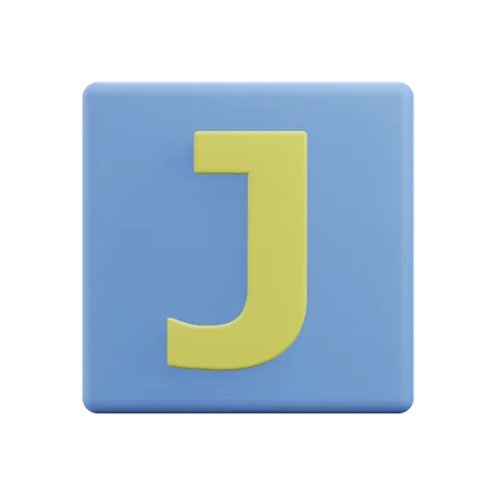 Letters J  3D Icon