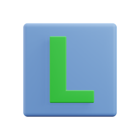 Letters L  3D Icon