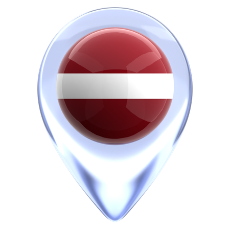 Lettland  3D Icon